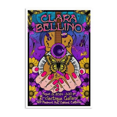 Clara Bellino E-clectique Gallery Oakland Ca Aug 31 2024 Poster