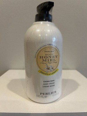 New Sealed Perlier Honey Miel Hand Cream Honey & Lemon Scent 16.9 oz Italy Read