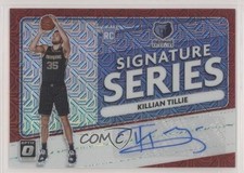 2020-21 Donruss Optic Signature Series Choice Red Prizm Killian Tillie Auto 01nw