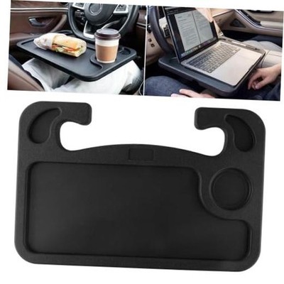 JUSTTOP Car Steering Wheel Desk for Laptop,Multipurpose Travel Car Black