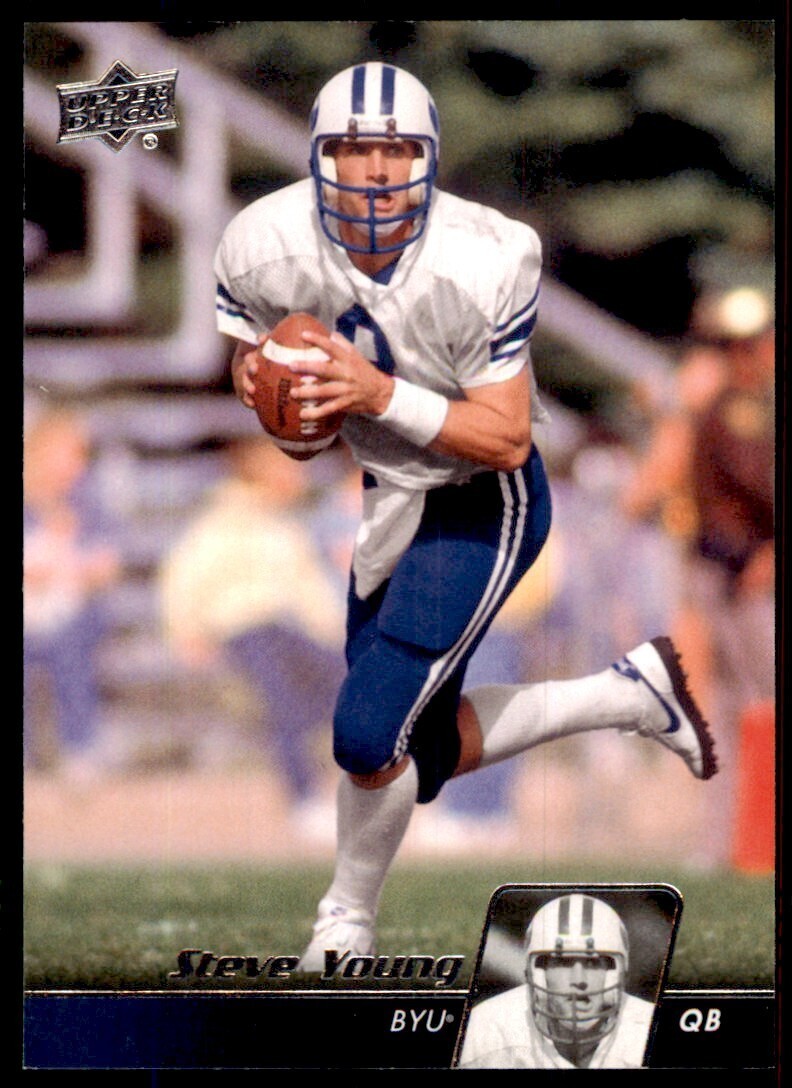 2011 Upper Deck Football Steve Young BYU Cougars #43