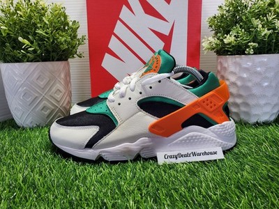 Nike Air Huarache Miami Hurricanes White Green Orange DD1068-111