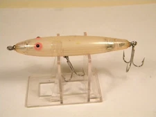 Vintage Rogers Hawg Stik White topwater crankbait lure