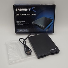Sabrent External USB Floppy Disk Drive 1.44 MB PC Computer Accessory SBT-UFD8
