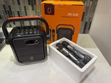 Jyx JYX-65BT Portable Bluetooth Karaoke System Black, LED, Mics, Remote