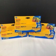 Kodak Max 35mm 400 ISO Film 15 Rolls 24 Exposures Expired 2008 New Sealed