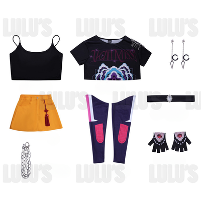 Déguisement Adulte K-Pop Demon Hunters : Zoey, Taille S - Déguisement