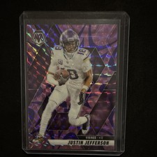2025 Panini Mosaic Prizm Justin Jefferson #19 Minnesota Vikings Football