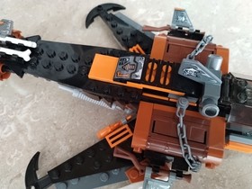 VG+ LEGO NINJAGO Sky Shark 70601 Near Complete w/ Instructions & Extra Parts
