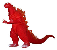 GODZILLA 2002 TOKYO SOS 8" RED FIGURE VTG CUSTOM BANDAI MOLD RARE READ