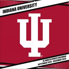 Turner Licensing,  NCAA Indiana Hoosiers 2026 Wall Calendar, 12'' X 12'', 16-Mon