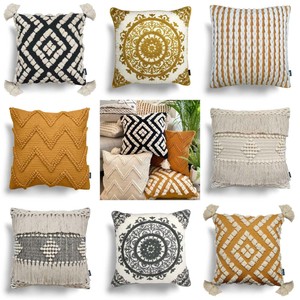 cream boho pillow