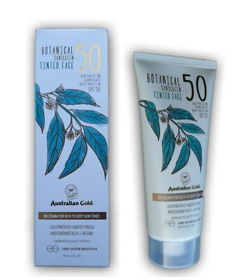 Australian Gold/SPF 50 Botanical Sunscreen Tinted Face ''Dark'' 89ml/Sonnenschutz 