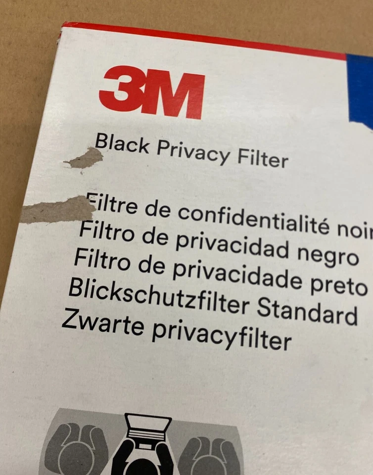 3M Privacy Filter for 17.3" Widescreen PF173W9B Laptop Blackout - Image 3 of 4