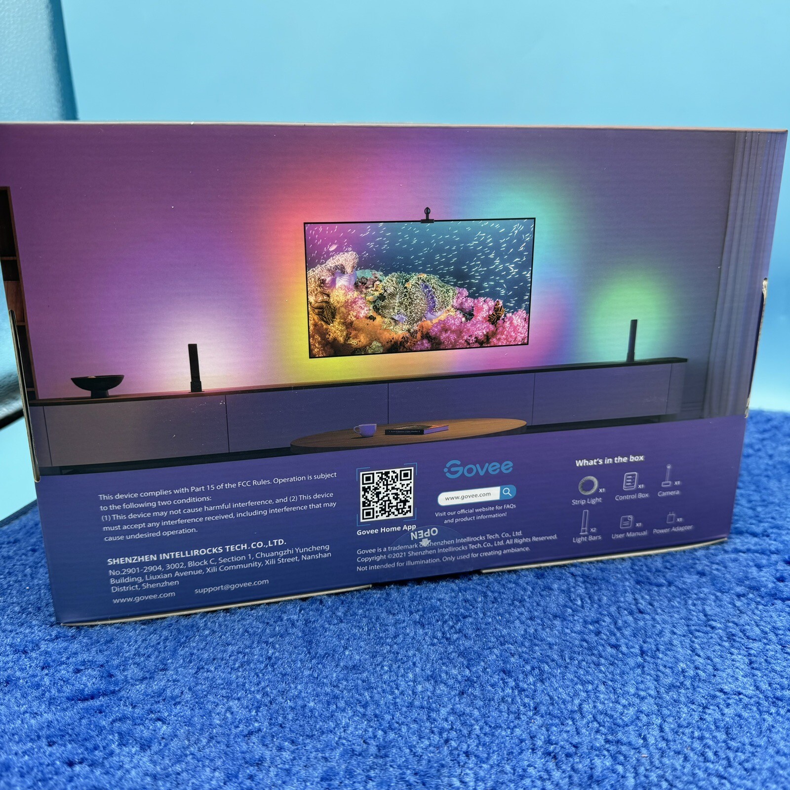 Govee H605D RGBICWW TV Light Kit with Camera Vocabulary Today