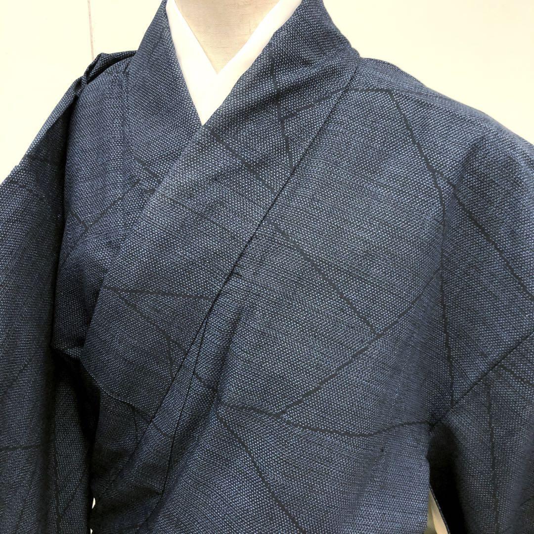 JAPANESE KIMONO TSUMUGI PURE SILK VINTAGE ANTIQUE Z5739 | eBay