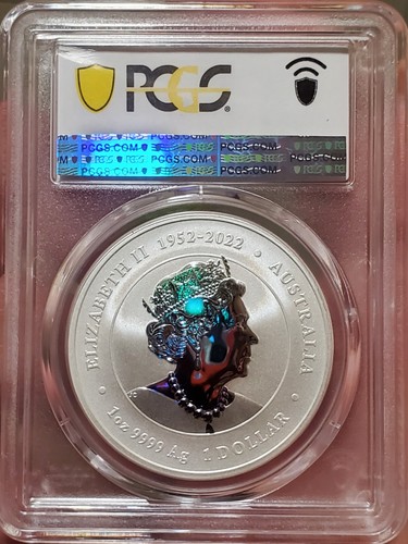 2024 1 Oz Silver $1 Australia YEAR OF THE DRAGON PCGS MS70 Colored Coin. - Picture 15 of 16