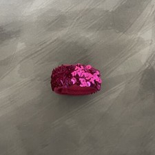 Girl  s Women  s Pink Sequin Slap Bracelet