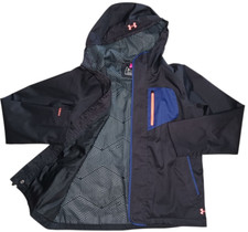 UNDER ARMOUR STORM2 Gemma Jacket Coldgear INFRARED YLG Youth Large Black Mag Zip
