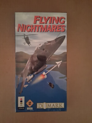 3DO games long box Flying Nightmares by Domark Sealed good condition 3d0 Rare