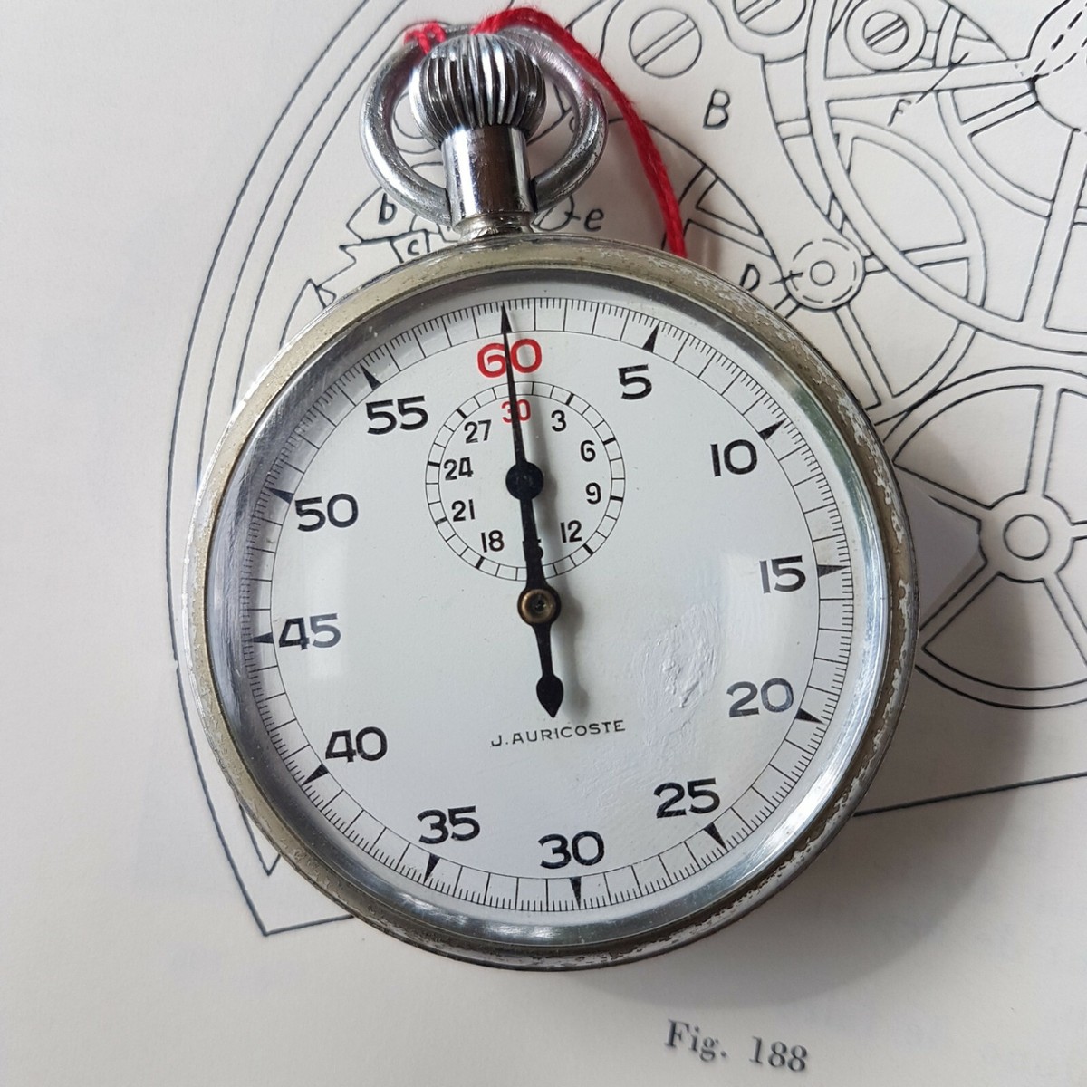 Compteur Chronographe AURICOSTE militaire - Main Image