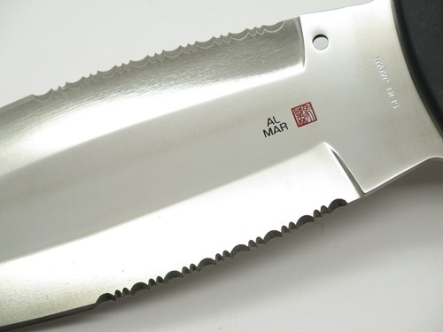 VTG AL MAR SMATCHET SERRATED APPLEGATE FAIRBAIRN ETCH FIXED BLADE DAGGER KNIFE - Picture 5 of 11