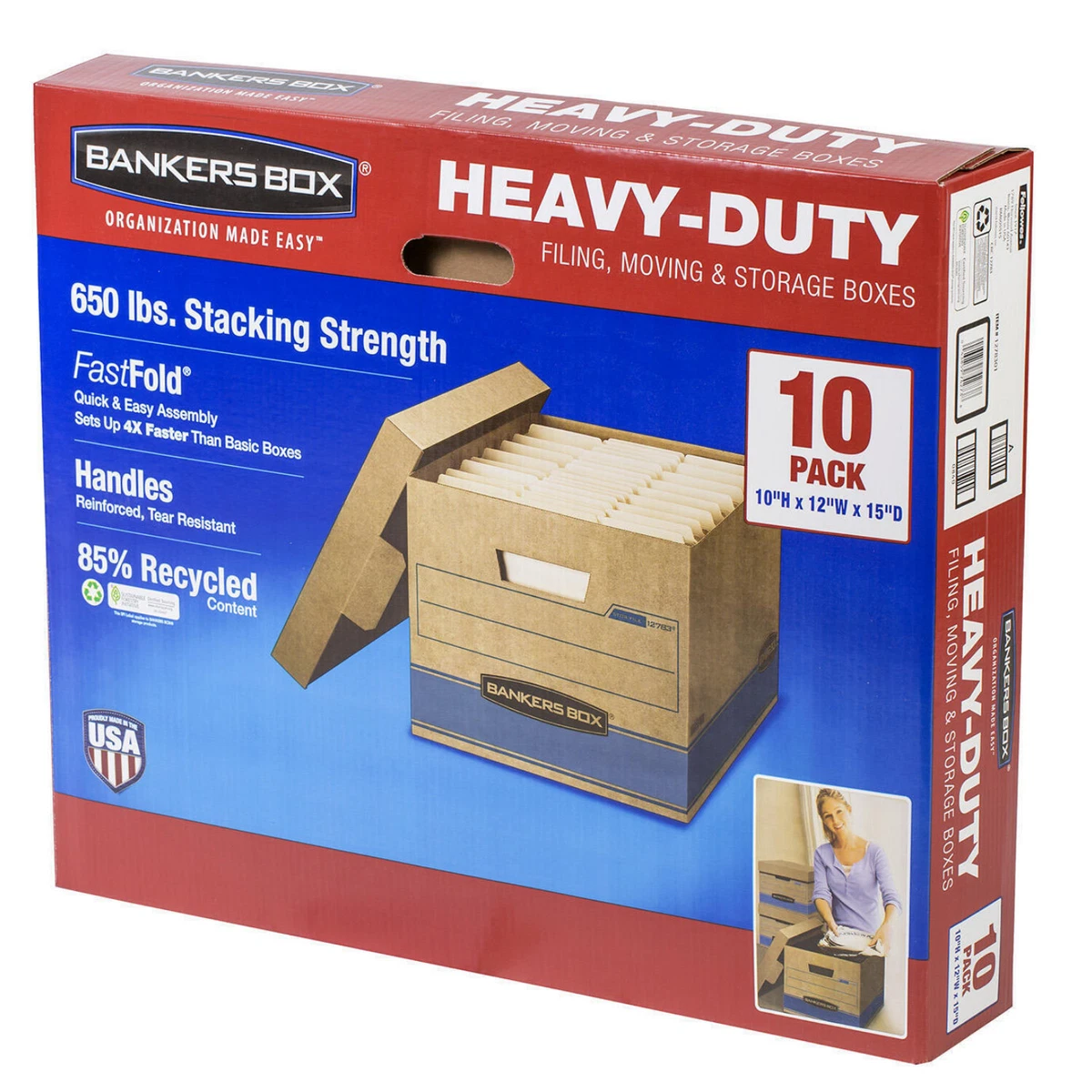 10 x Large Cardboard Storage Boxes