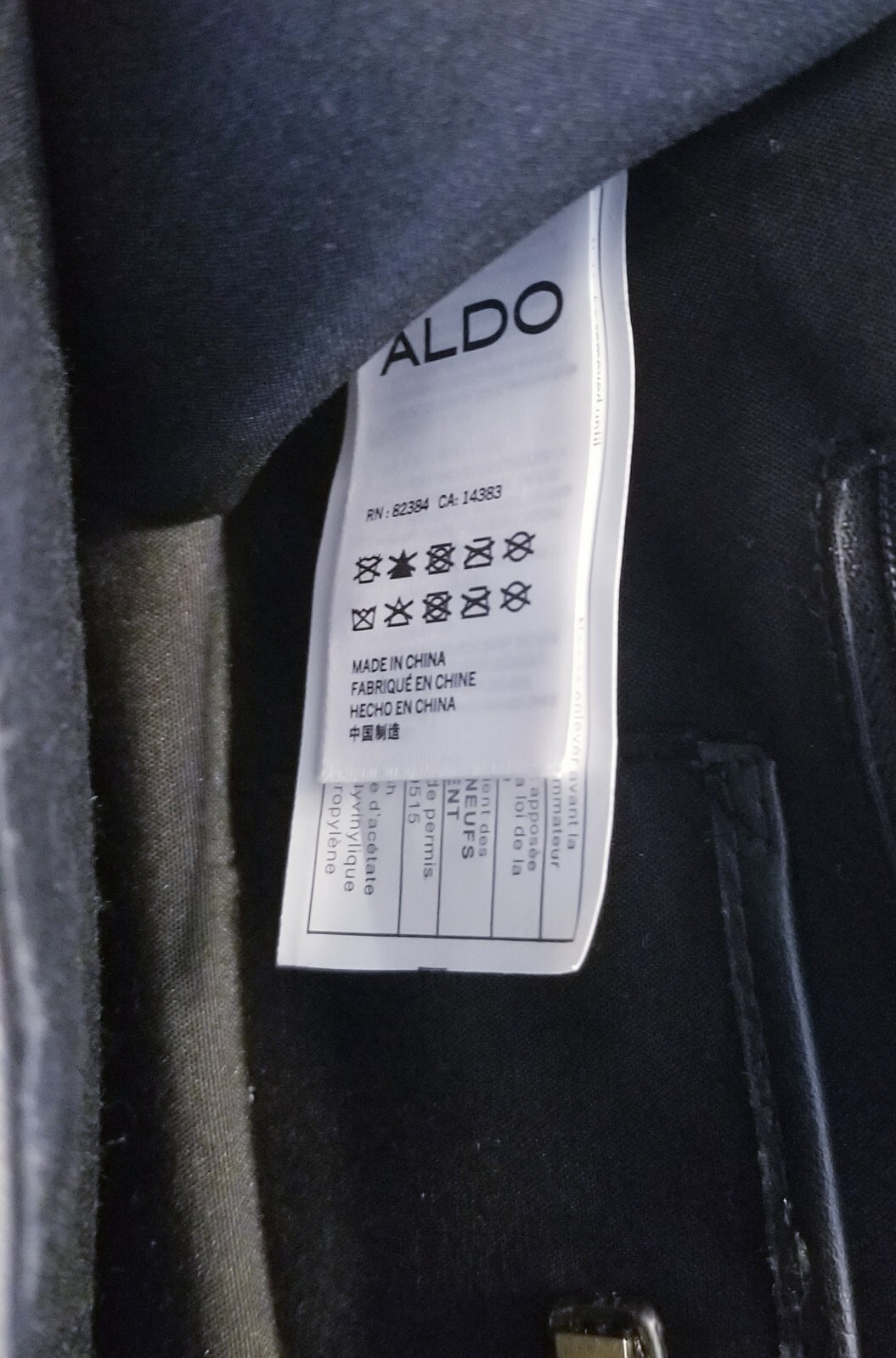 ALDO Lousana Cross Body Bag With Charms Black (RN82384) eBay