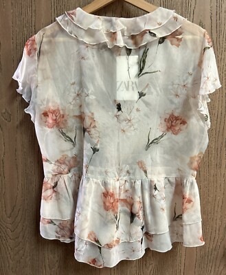フミカウチダ　Flower Printed Ruffle Blouse Floral Ruffle Blouse | Lost + Wander