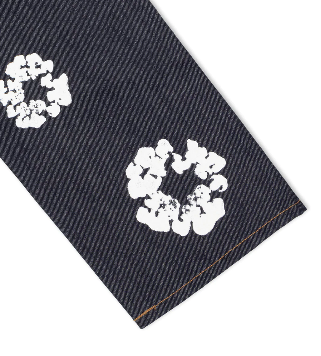 DENIM TEARS X LEVI'S COTTON WREATH RAW SELVED DENIM JEANS SIZE