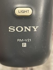 Sony RM-V21 Remote Control Black Television TV Cable VCR Genuine Tested  Works