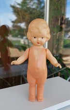 1950's USSR Russian Soviet CELLULOID Toy Doll LITTLE GIRL Rare