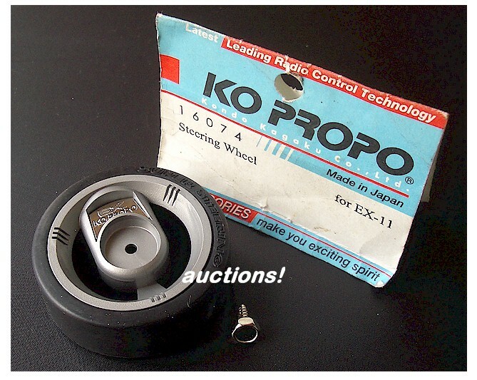 Vintage RC Car KO Propo 16074 Replacement Steering Wheel for EX-11
