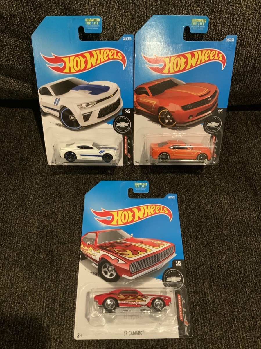 Hot Wheels Chevy Camaro 50TH Anniversary (Lot Of 3) | eBay