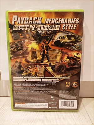 Xbox 360 MERCENARIES 2 WORLD IN FLAMES (NTSC-J) Brand New