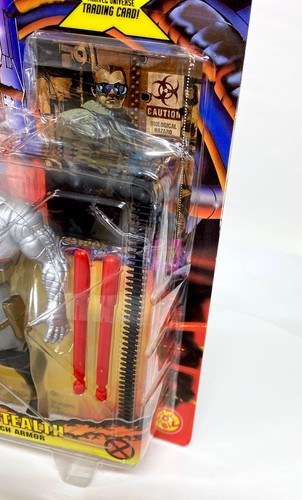 TARJETA DE ALTA CALIDAD X-Men CABLE STEALTH X-Force años 90 Marvel Toybiz 1996 - Imagen 9 de 11