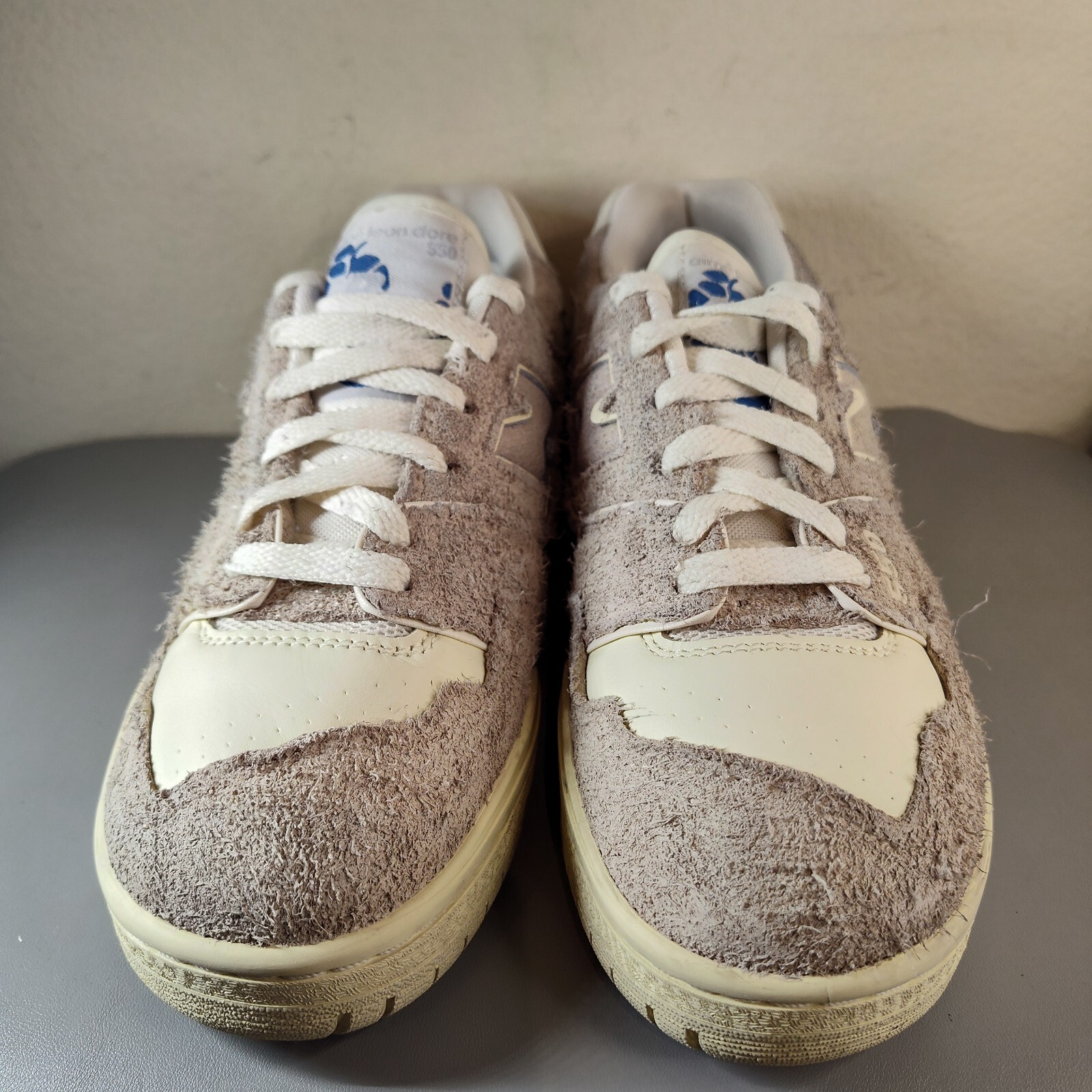 New Balance 550 Aime Leon Dore Men's Sz 6 Grey Suede Shoes Sneakers BB550AC1 thumbnail 2