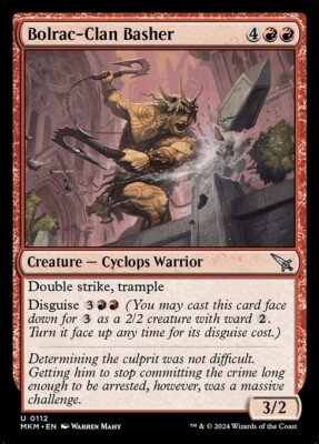 *MtG: 4x Bolrac-Clan Basher - Murders at Karlov Manor UC - magicman-europe*