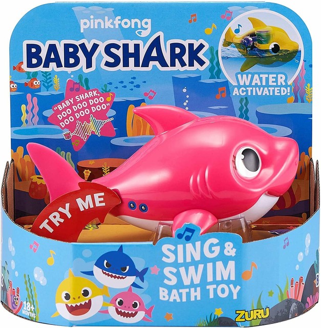 baby shark water activated