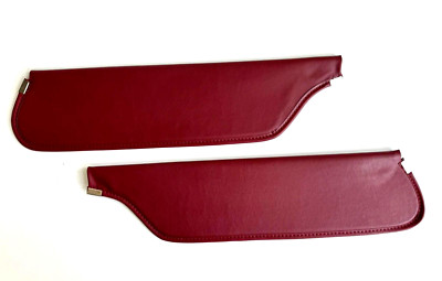Sunvisor Pair Set for Ford Mustang Coupe Fastback 1964-1966 Burgundy