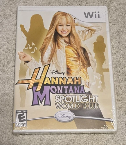 Nintendo Wii Disney Hannah Montana Spotlight World Tour Video Game NEW miley
