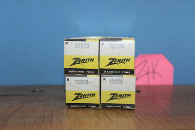 Radio Tubes 12GC6 Zenith by GE NOS Quantity 4