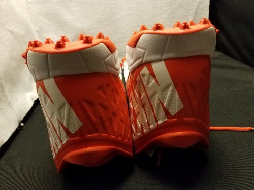 Neu ohne Etikett Herren US19/EU53.5 NIKE ZOOM weiß & orange hoch geschnürt SPORTSCHUH - Bild 9 von 12