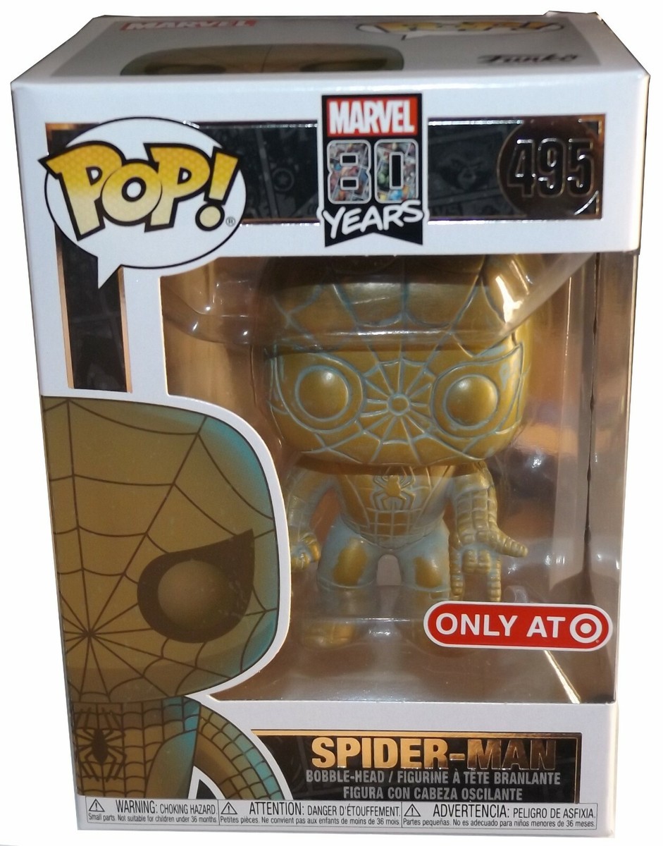 日本万博　DVD  おまけ付き Funko POP! Spider-Man 495 Patina Marvel 80 years anniversary