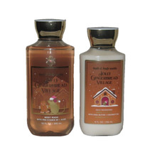 Bath And Body Works "JOLLY GINGERBREAD VILLAGE" Body Lotion Body Wash New