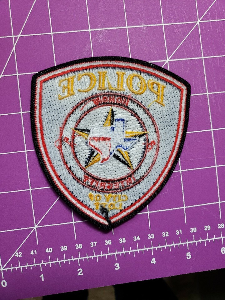 City of Lott texas POLICE shoulder patchNew eBay