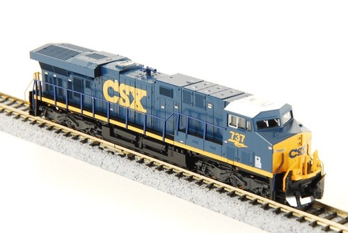 KATO ESCALA N #176-8914 GE ES44AC CSX #737 MODELOS FERROVIARIOS DE PRECISIÓN JAPONESES | Zustand: Used