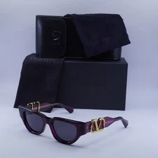 New Valentino V-DUE VLS-103D Crystal Purple/Yellow Gold/Dark Grey AR 50-18-14...