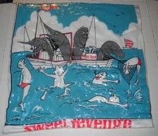 Vintage 1970's Sweet Revenge Fishing T-Shirt, White Medium BRAND NEW SEALED