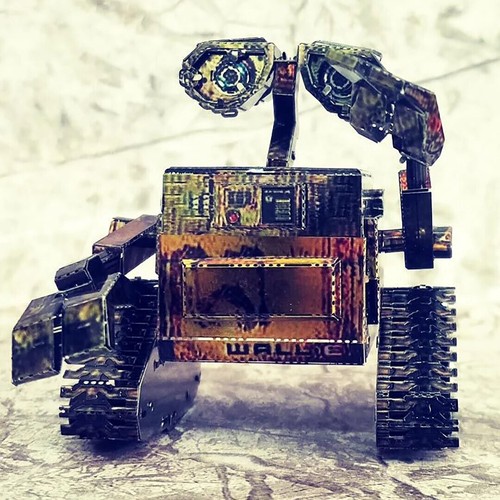 ( ͡° ͜ʖ ͡°). Puzzle 3D en métal ROBO WALL-E. #53# + Cadeau - Photo 6/14